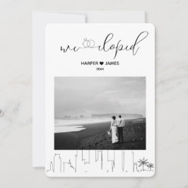 Invitación de Elopement moderna | Los Ángeles