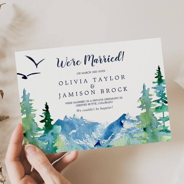 Invitación de Elopement Rocky Mountain Destination (Subido por el creador)