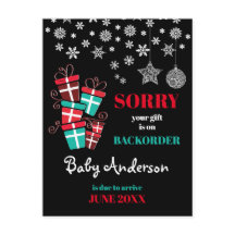 Invitación de embarazo