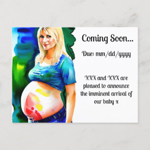 Invitación de embarazo