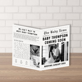 Invitación de embarazo al estilo de un pequeño per