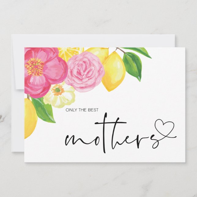 Invitación de embarazo de abuela que tiene un bebé (Anverso)