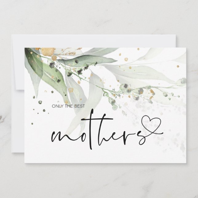 Invitación de embarazo de abuela Sorpresa bebé (Anverso)