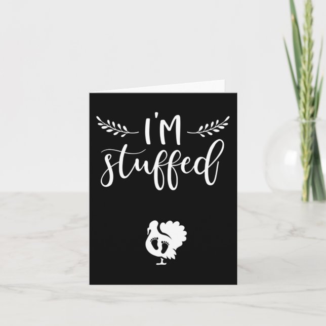 Invitación de embarazo de Acción de Gracias Turquí (Anverso)