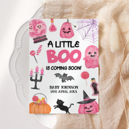 Invitación de embarazo de Halloween