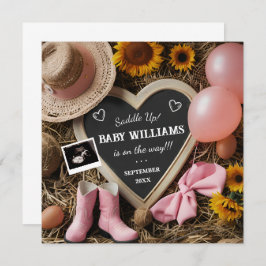 Invitación de embarazo de lechuza occidental