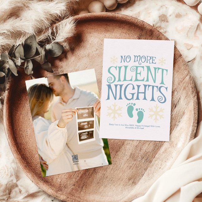 Invitación de embarazo de pareja de Navidades de f (Subido por el creador)