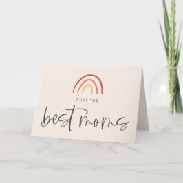 Invitación de embarazo en arcoiris rosa revelación