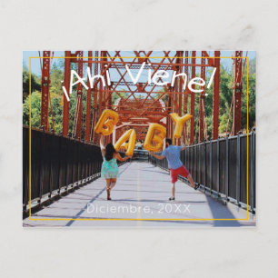 Invitación de embarazo en español