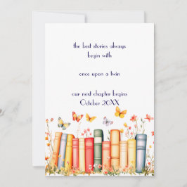 Invitación de embarazo gemela de hadas