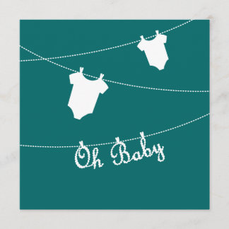 Invitación de embarazo infantil