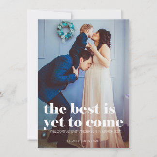 Invitación de embarazo, lo mejor está por venir