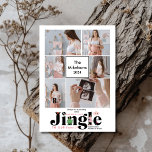 Invitación de embarazo multifoto para bebé<br><div class="desc">Celebra tu primera Navidad como una pareja comprometida con nuestras 6 Fotos Elegante Primera Tarjeta de Navidad Comprometida. Este refinado diseño ofrece espacio para seis de tus fotos favoritas de compromiso, bellamente arregladas para contar tu historia de amor. La elegante disposición, combinada con una tipografía sofisticada y delicados acentos vacacionales,...</div>