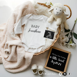 Invitación de embarazo neutra de género