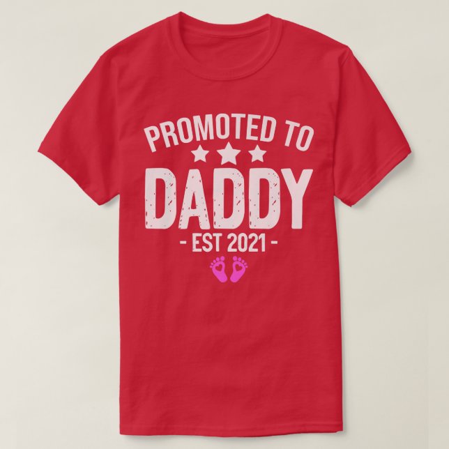 Invitación de embarazo papá ser camiseta premium (Diseño del anverso)