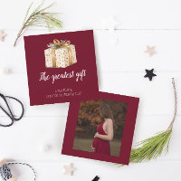 Invitación de embarazo por regalo más grande foto 