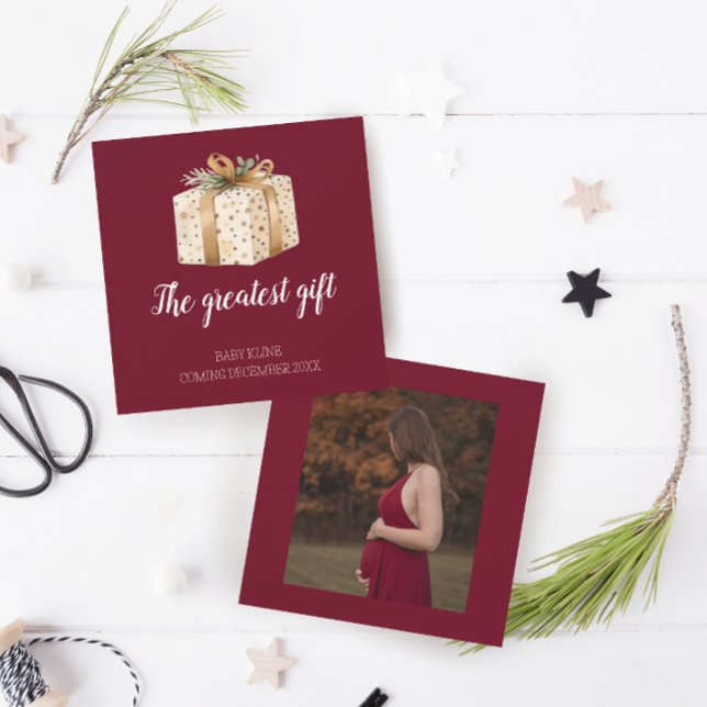 Invitación de embarazo por regalo más grande foto  (Subido por el creador)