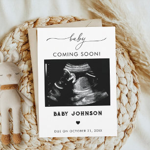 Invitación de embarazo por sonograma pronto