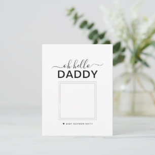 Invitación de embarazo simple foto ultrasonido