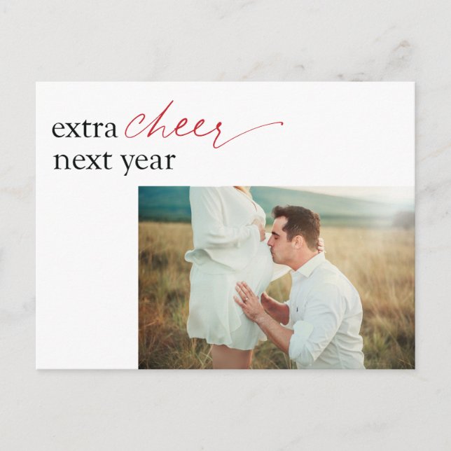 Invitación de embarazo Tarjeta postal de vacacione