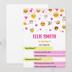 Invitación de Emoji