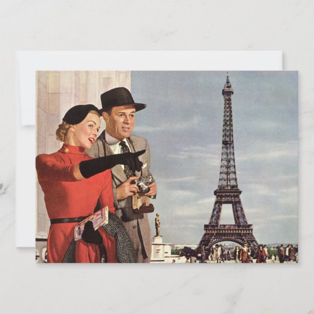 Invitación de enamorados en París (Anverso)