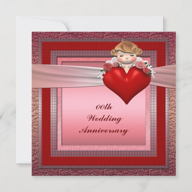 Invitación de encargo de la fiesta de aniversario (Anverso)