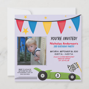 Invitación de encargo de la fiesta de cumpleaños