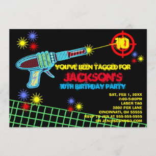 Invitación de encargo de la fiesta de cumpleaños