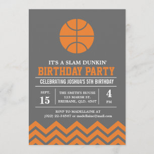 Invitación de encargo de la fiesta de cumpleaños