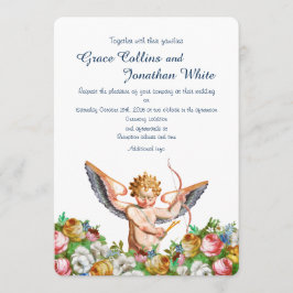 Invitación de encargo del boda del jardín del
