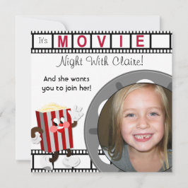 Invitación de encargo del cumpleaños de la noche