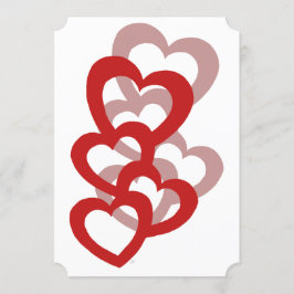 Invitación de encargo del el día de San Valentín