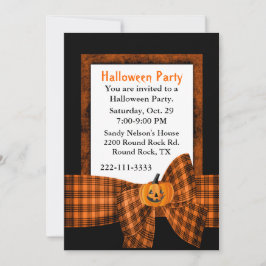 Invitación de encargo del fiesta de Halloween