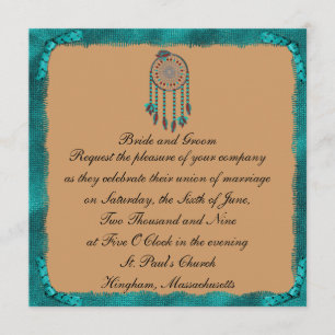Invitación de encargo enmarcada KRW de la boda de