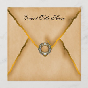 Invitación de encargo Jeweled del fiesta de los