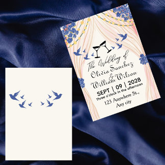 Invitación de ensueño para una boda impresionante