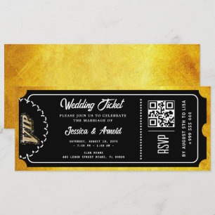 Invitación de Entrada a la Fiesta de Bodas de Oro