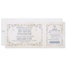 Invitación de Entrada de Crucero Vintage para Boda