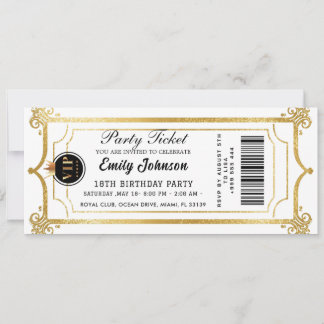 Invitación de Entrada de Fiesta de Oro 2026