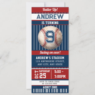 Invitación de Entrada para Fiesta de Cumpleaños de