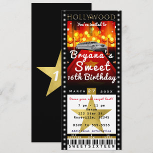 Invitación de entrada para la fiesta VIP de la alf