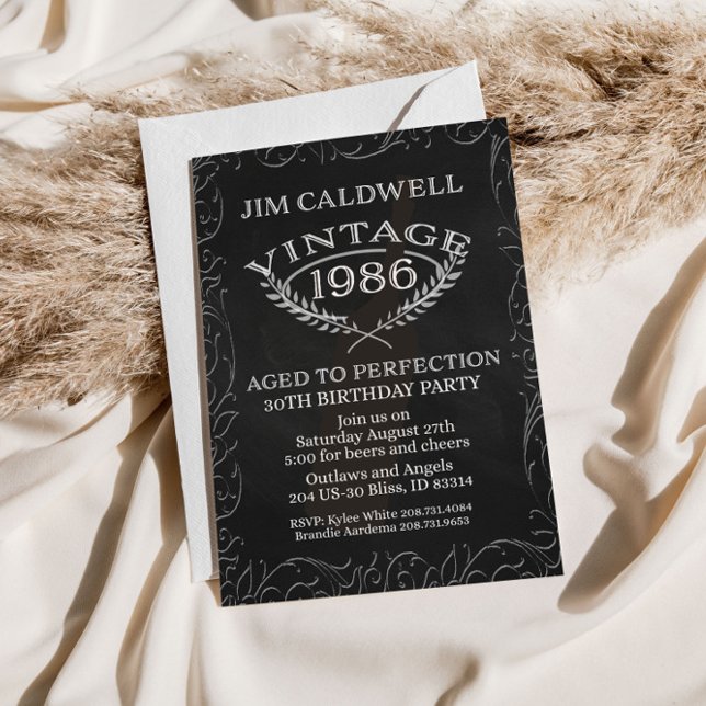 Invitación De época envejecido a la perfección (Subido por el creador)