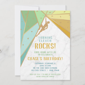 Invitación de Escalada en Roca para Niño 2