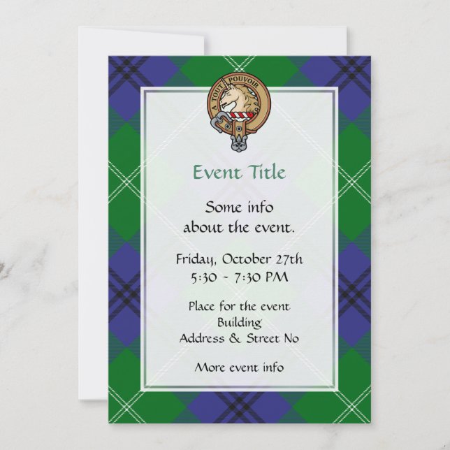 Invitación de Escudo Clan Oliphant (Anverso)