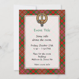 Invitación de Escudo de Clan MacAlister