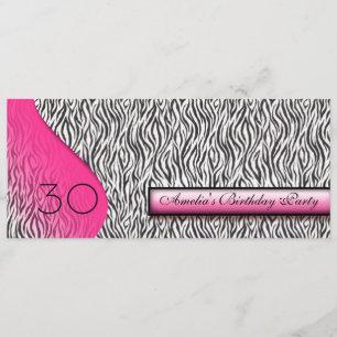 Invitación de estampado de animal