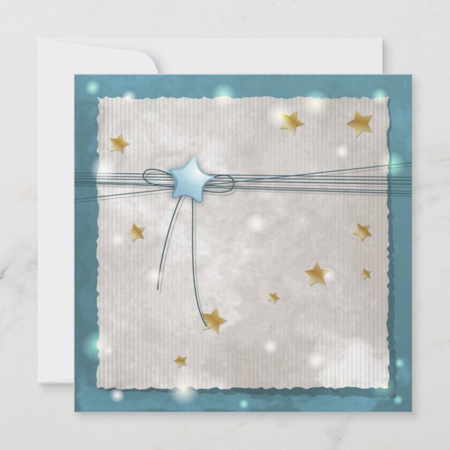 Invitación de estrella azul (Anverso)