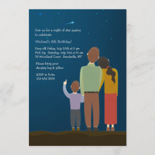 Invitación de estrella en caída