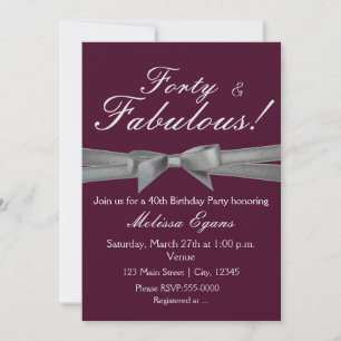Invitación de evento chic de fiesta con arco de pl